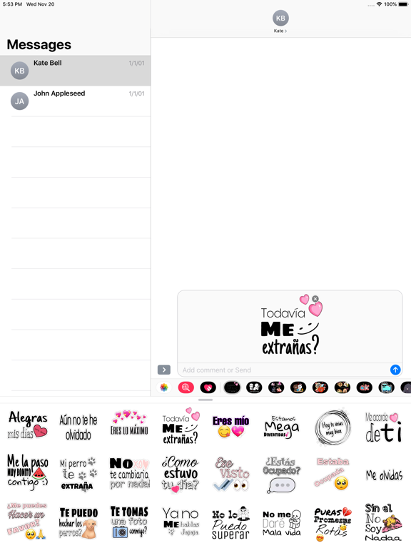 Screenshot #4 pour Stickers Amor y Piropos Frases