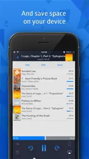 cloudbeats: audio book player iphone screenshot 2