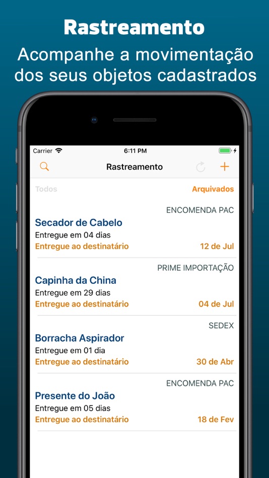 #2. Rastreio de Encomendas (iOS) 由: Fibra Solucoes Web Ltda