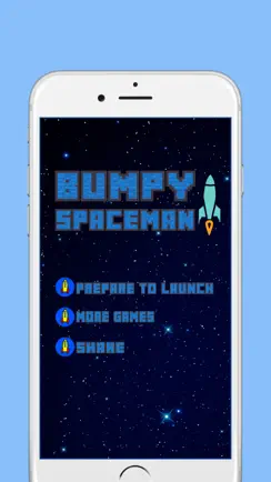 Bumpy Spaceman PRO Simple Game iPhone image 1