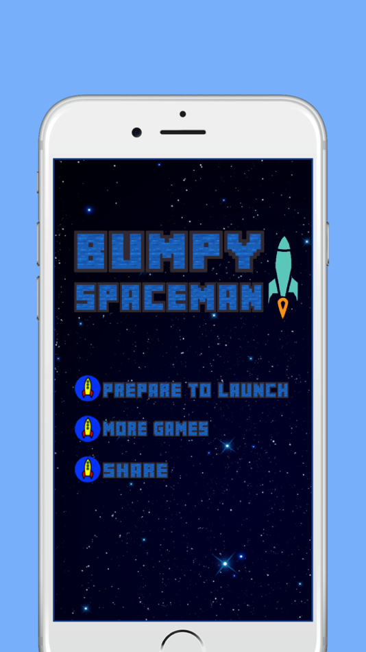#1. Bumpy Spaceman PRO Simple Game (iOS) 来自: Ranz Ursal