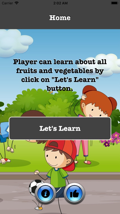 LearnFruitAndVegetable