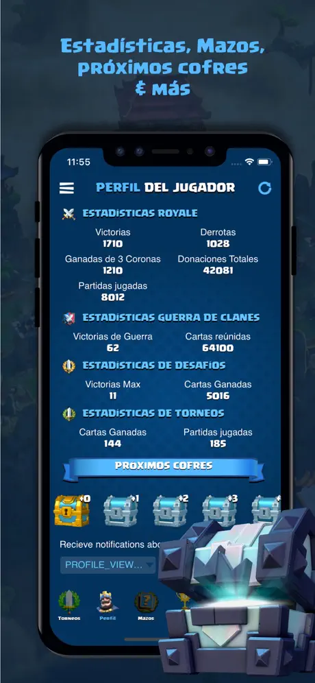 Mazos y Stats para Clash
