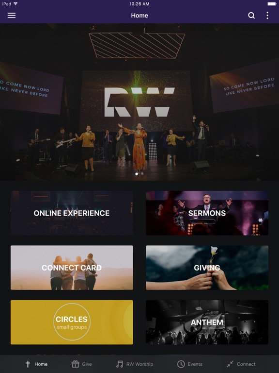 Royalwood Church iPad screenshot 1 - Lifestyle app