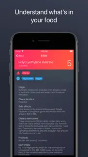 food additives checker iphone resimleri 3