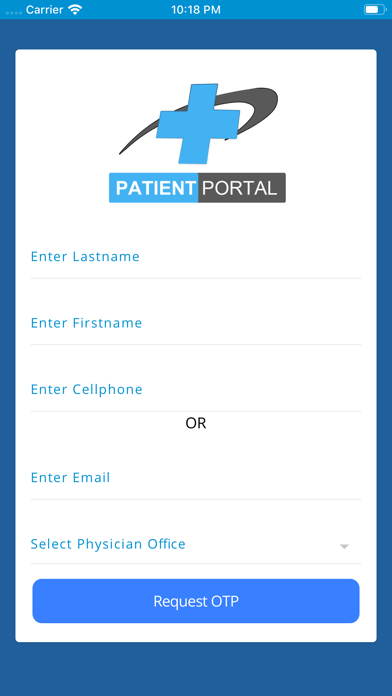 Screenshot #1 pour VConnectMD Patient Portal