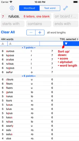 Game screenshot Words Finder Wordfeud/TWL mod apk
