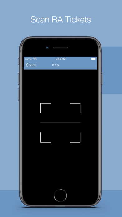 RA Ticket Scanner Screenshot