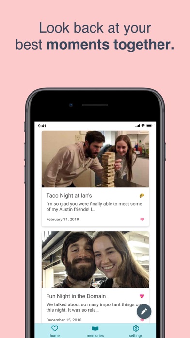 Twig - Journal for Couples Screenshot