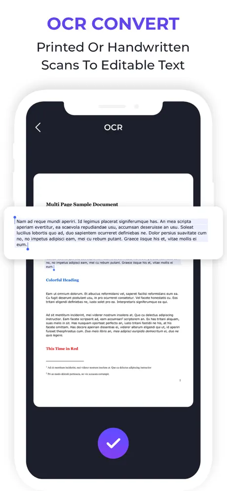 Simple Scan: Docs, PDF, OCR