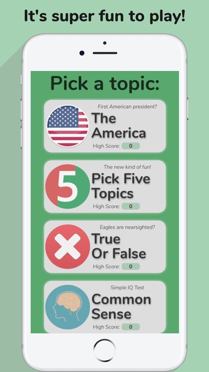 1000 Swipes Trivia - Quiz Game