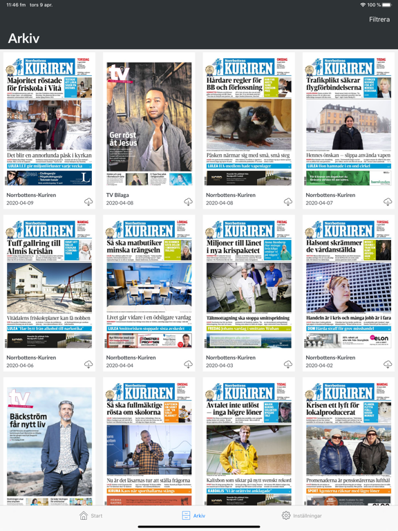 Screenshot #5 pour E-tidning Kuriren