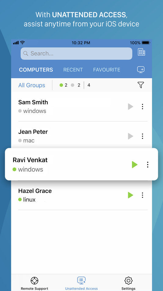 #2. Zoho Assist - Remote Desktop (iOS) بواسطة: Zoho Corporation