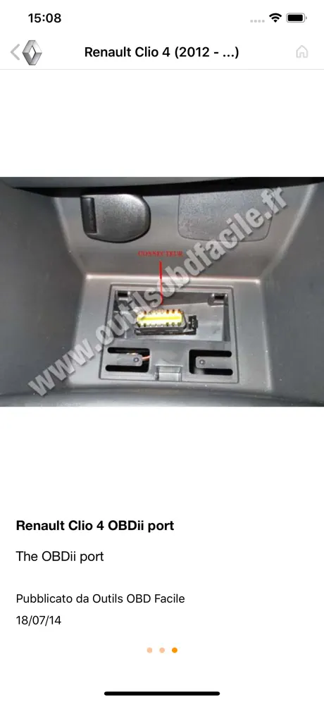 Dov'è la mia presa OBD2?