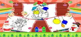 Game screenshot Christmas Coloring Book Pages mod apk