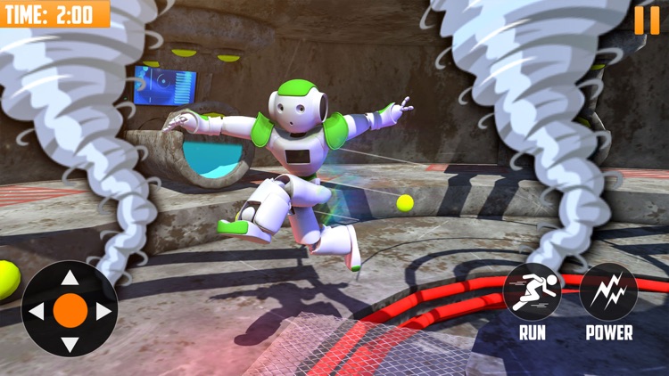 Futuristic Robot VS Tornado 3D