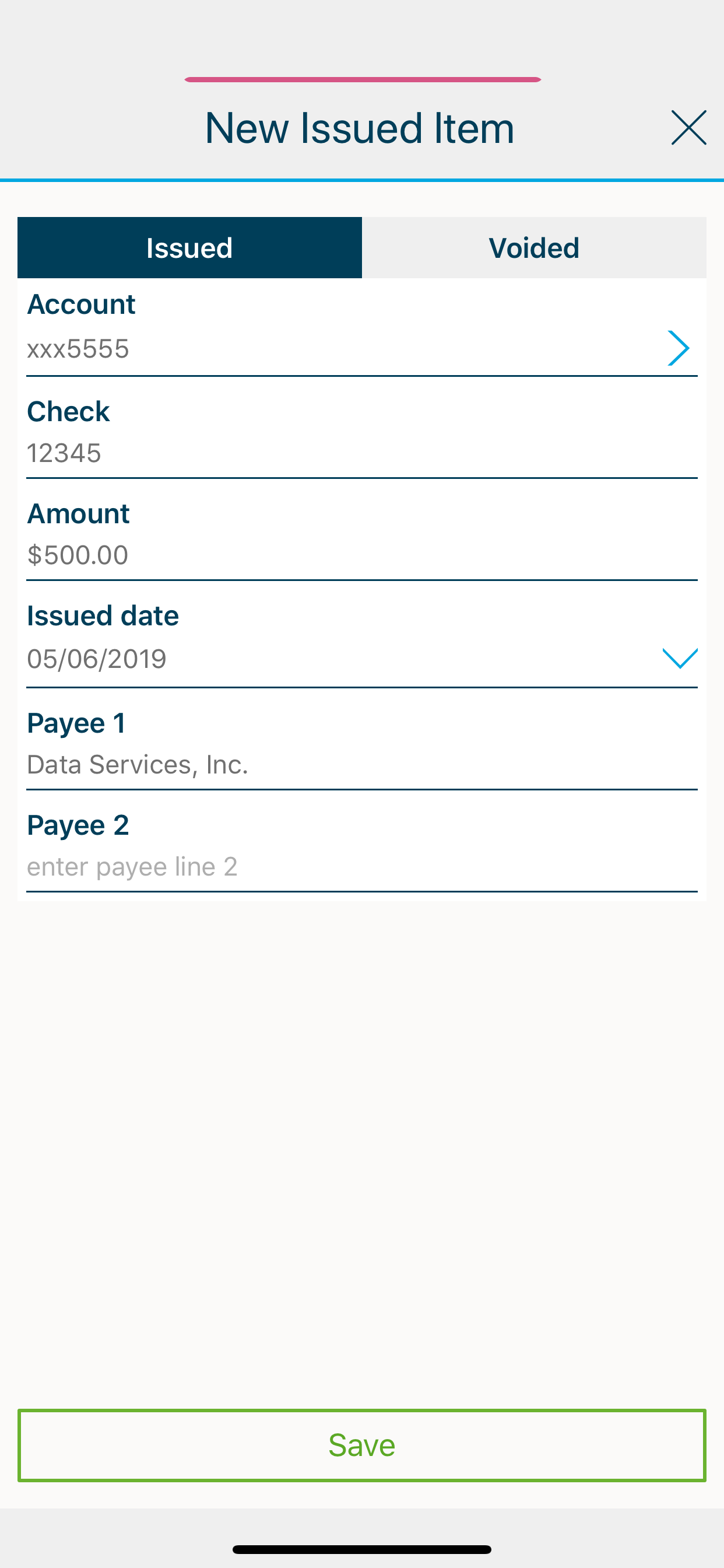 CBT Positive Pay