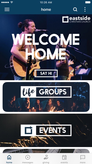 Eastside Christian Church Screenshot