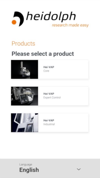 Heidolph Augmented Reality App
