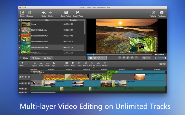 ‎MovieMator Video Editor Pro Screenshot