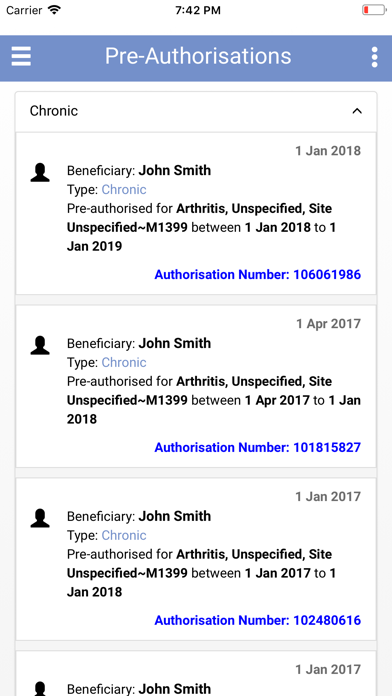 MOTO Healthcare Screenshot