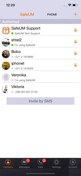 Game screenshot SafeUM - secure messenger hack
