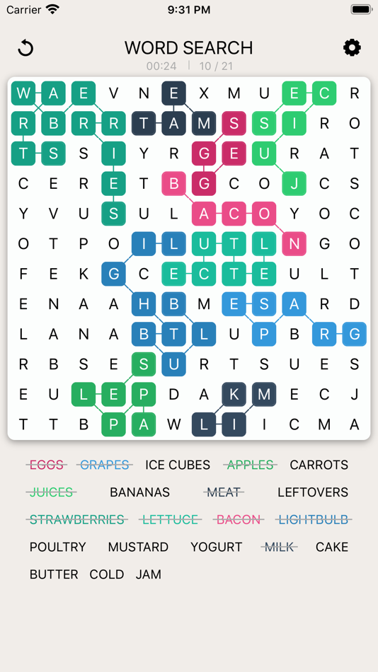 #1. Word Search Ultimate (iOS) 由: 6S MOBILE