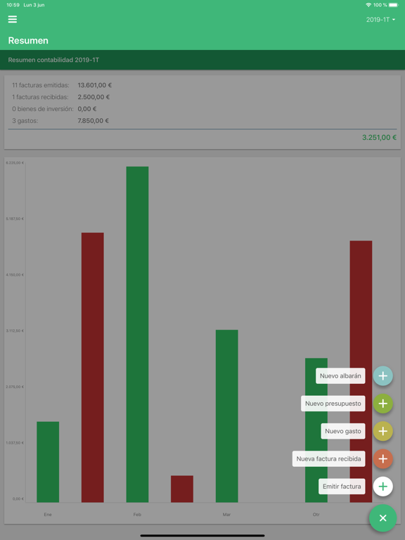 Screenshot #4 pour Contabilidad Autónomos