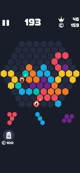 Game screenshot Hex Fill : 1010 Blocks Puzzle mod apk