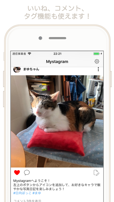 Mystagram -Private Photo Diaryのおすすめ画像2