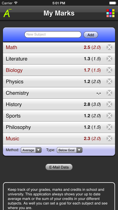Screenshot #3 pour My Marks