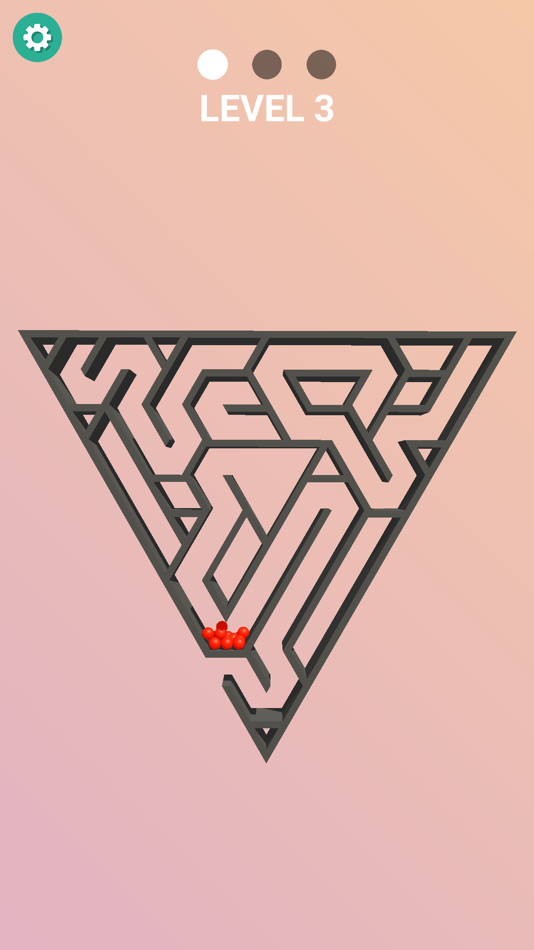 #3. Maze Balls 3D (iOS) 由: FortyFour Games