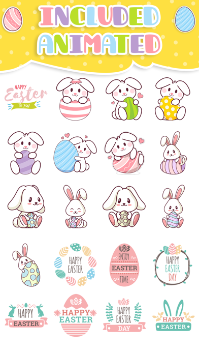 Screenshot #2 pour Happy Easter Stickers *
