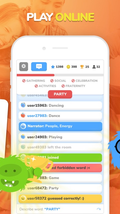 eTABU - Social Game Screenshot