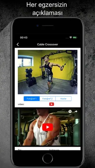 Gym Guide Pro Workouts iPhone Ekran Görüntüsü 3