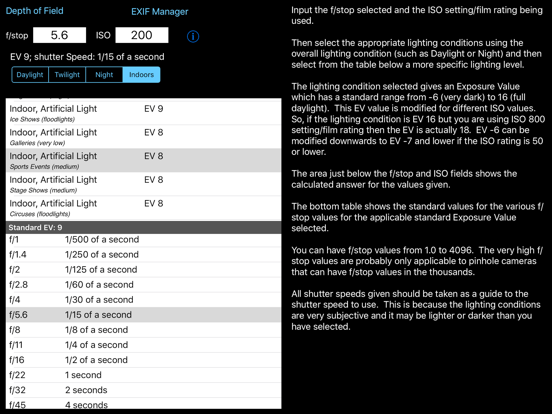 Exposure Calculatorのおすすめ画像4