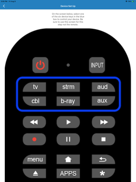 myTouchSmart Remote Control iPad screenshot 3 - Lifestyle app