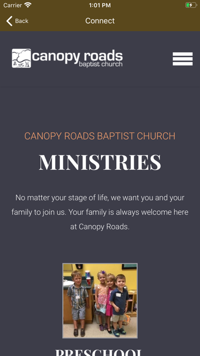 Canopy Roads Baptist Church Screenshot