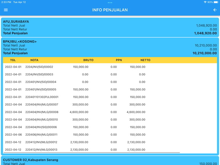 Bess Mobile Accounting