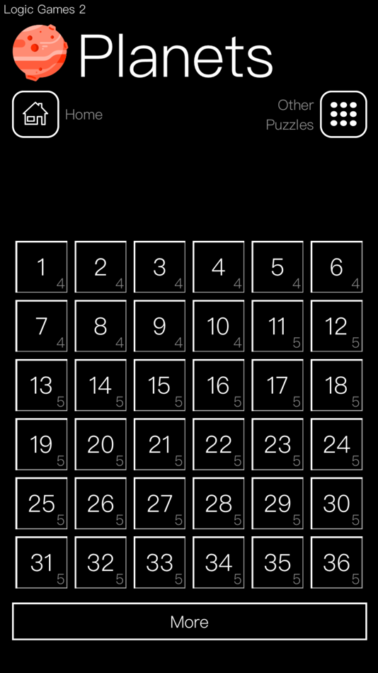 #9. 100² Logic Games-More puzzles (iOS) 由: Andrea Sabbatini