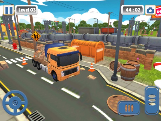 Cargo Truck Toon City Simulato screenshot 2