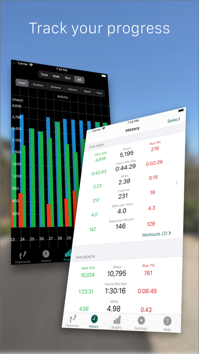 Footsteps Pedometer Liteのおすすめ画像2