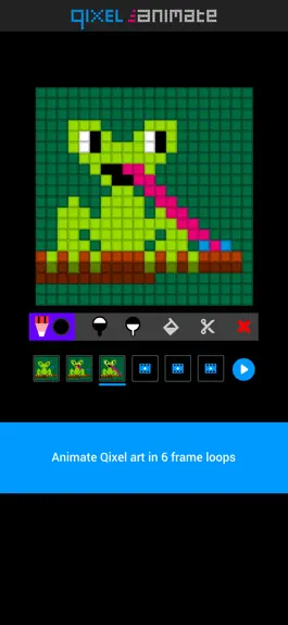 Game screenshot Qixel - Pixel Animation Maker mod apk