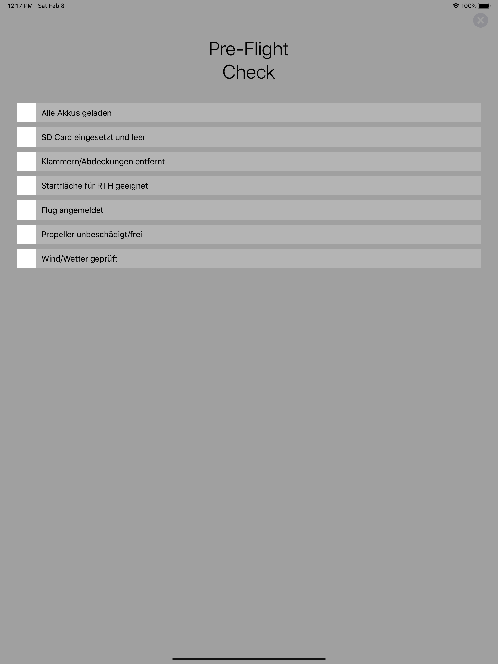 Drohnen Flugbuch