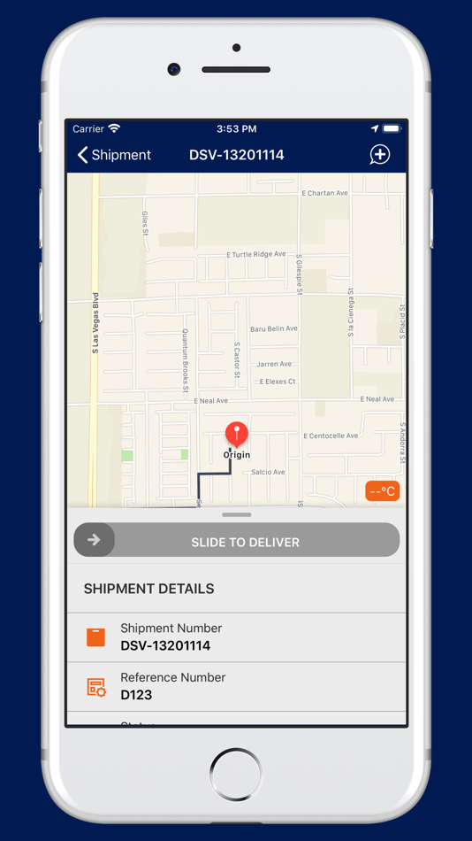 #2. DSV DELIVERY (iOS) Podle: SensorTransport Inc