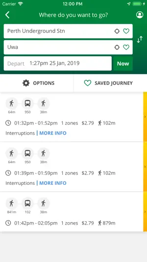 Transperth screenshot 2