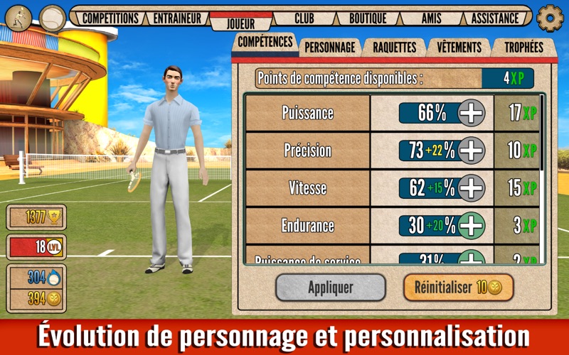 Screenshot #3 pour Tennis — Jeu des Années Folles