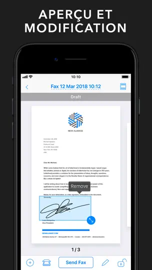 Capture d'écran de FAX App: Envoyer Un Fax sur iPhone 4