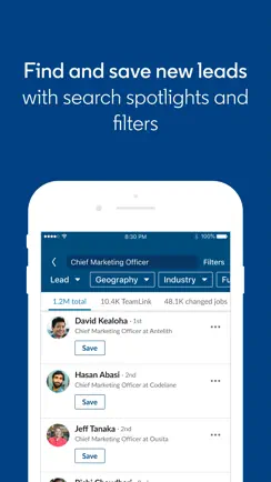 LinkedIn Sales Navigator iPhone image 2