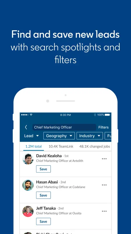 LinkedIn Sales Navigator screenshot 2 of 4